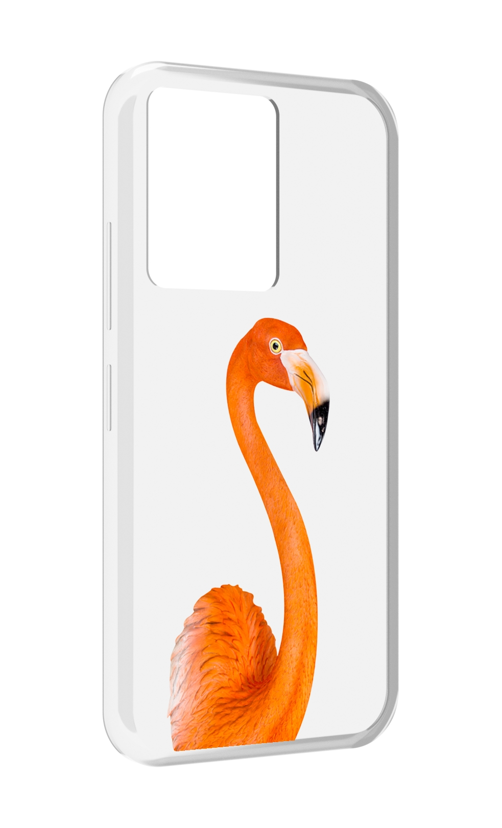 

Чехол MyPads оранжевый-фламинго для Infinix Note 12 5G X671 / Note 12 Pro 5G, Прозрачный, Tocco