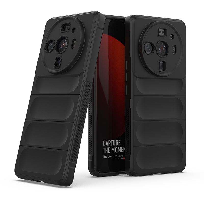 

Противоударный чехол Black Panther Flexible Case для Xiaomi 12S Ultra, черный, Flexible Case