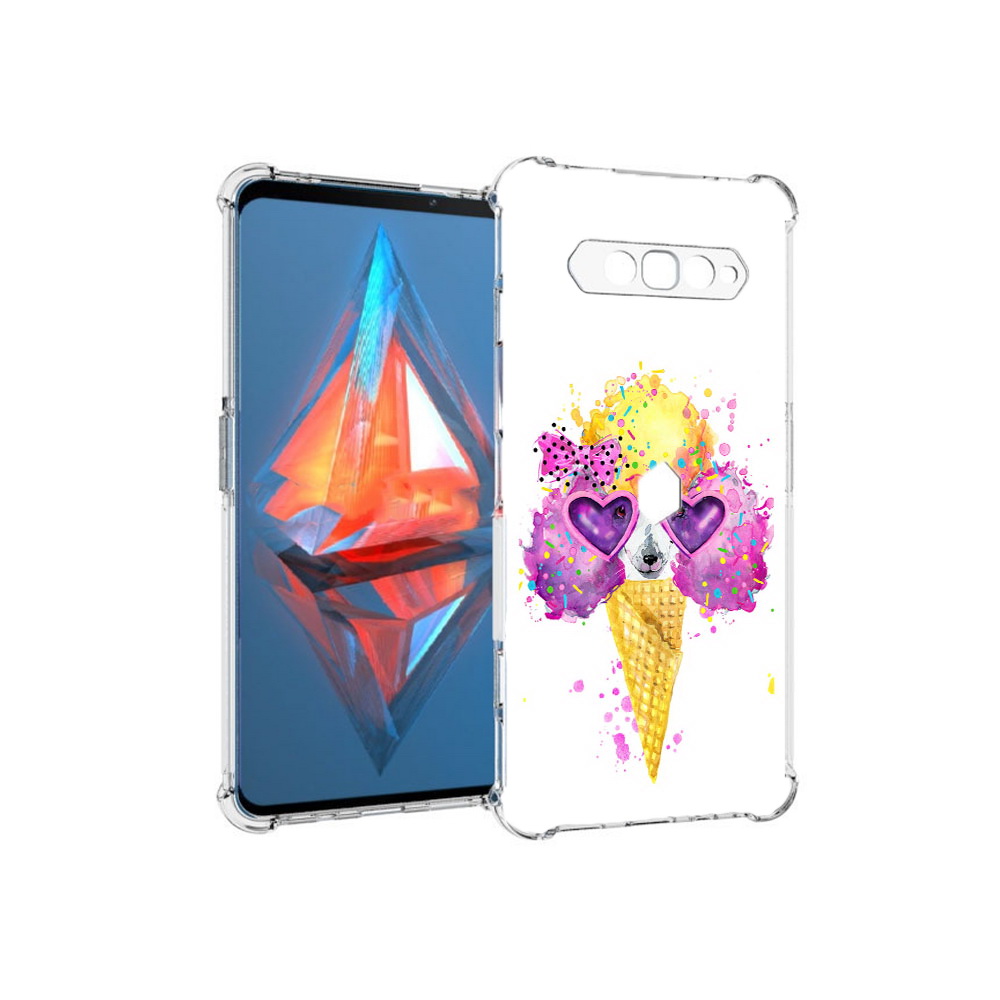 

Чехол MyPads Tocco для Xiaomi Black Shark 4 Рожок (PT162389.266.146), Прозрачный, Tocco