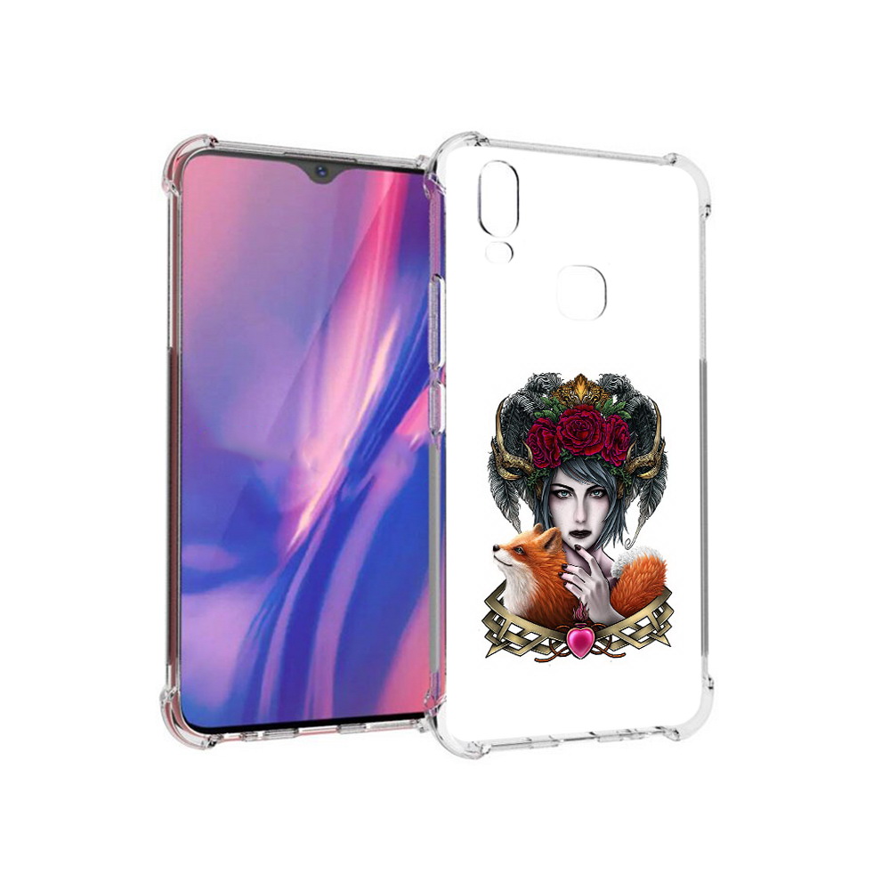 

Чехол MyPads Tocco для Vivo Y11 девушка с лисой (PT144890.422.314), Прозрачный, Tocco