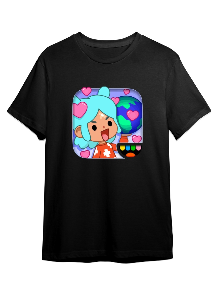 

Футболка унисекс СувенирShop Toca Life World/Тока 6 черная M (46-48), Черный, "Toca Life World/Тока" 6