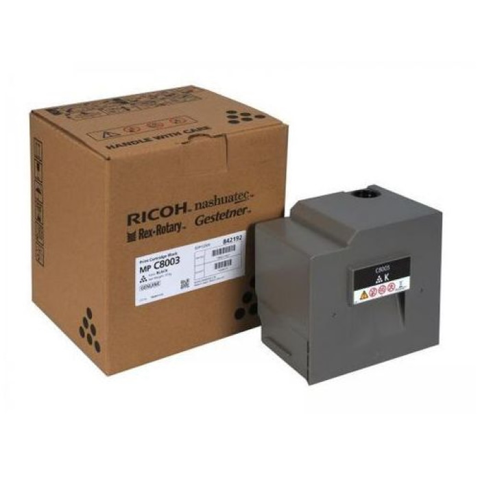 

Картридж для лазерного принтера Ricoh MP C8003-K (842192), черный, оригинал