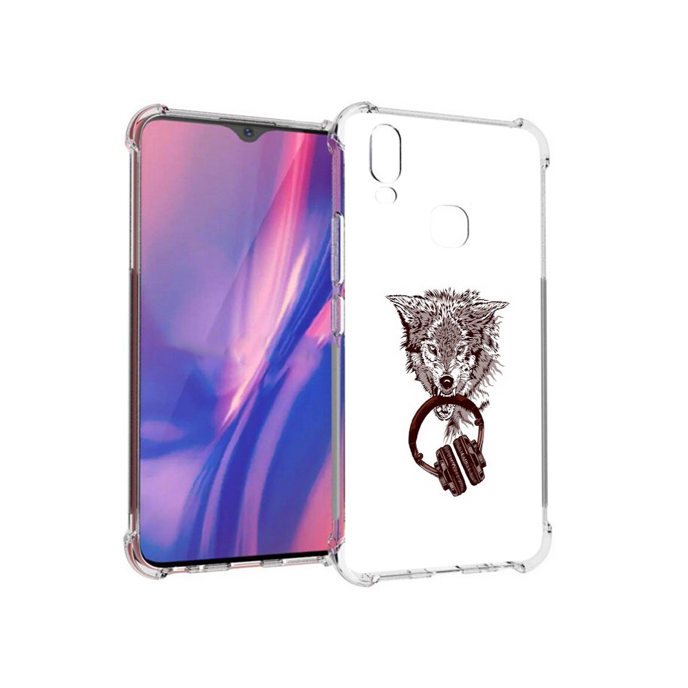 

Чехол MyPads Tocco для Vivo Y11 дикий волк (PT144890.422.325), Прозрачный, Tocco