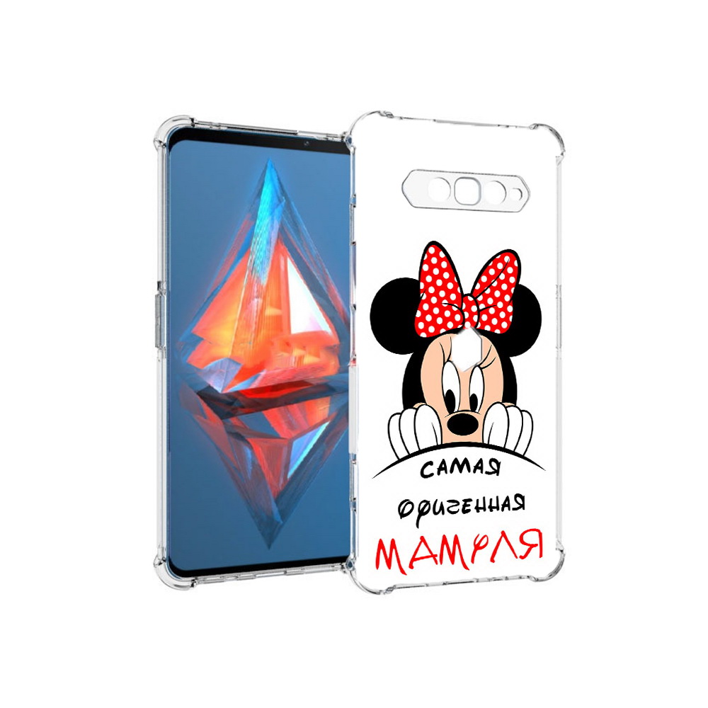 

Чехол MyPads Tocco для Xiaomi Black Shark 4 Самая лучшая мамуля Мини Маус, Прозрачный, Tocco