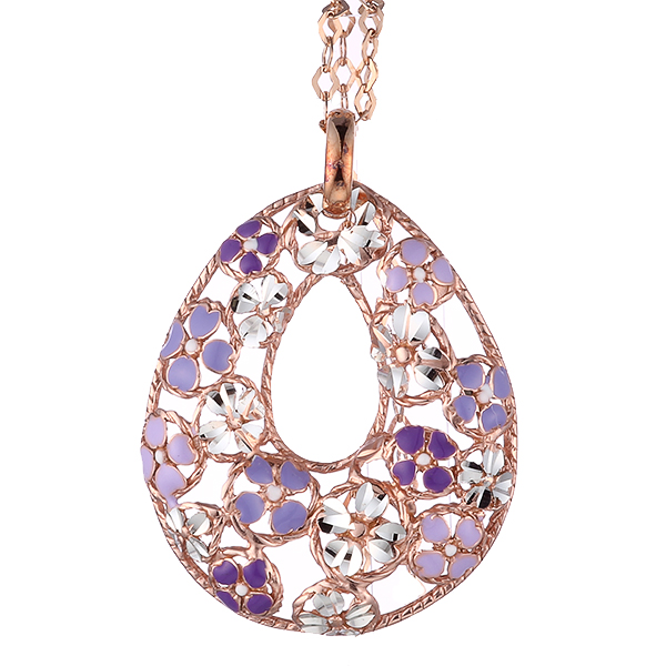

Колье из серебра 45 см Element47 CL2866_ENAM_PINK, эмаль, CL2866_ENAM_PINK