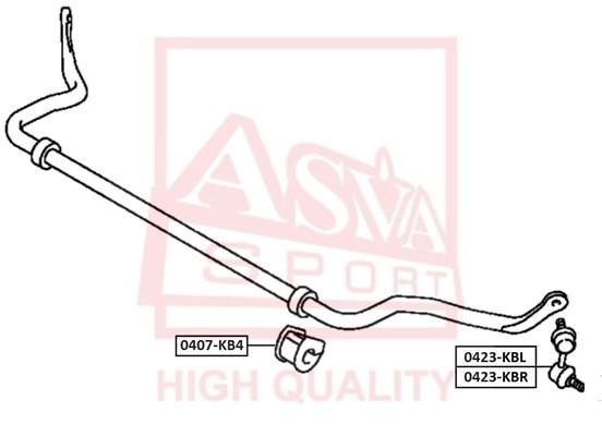 

Стойка стабилизатора ASVA 0423kbr