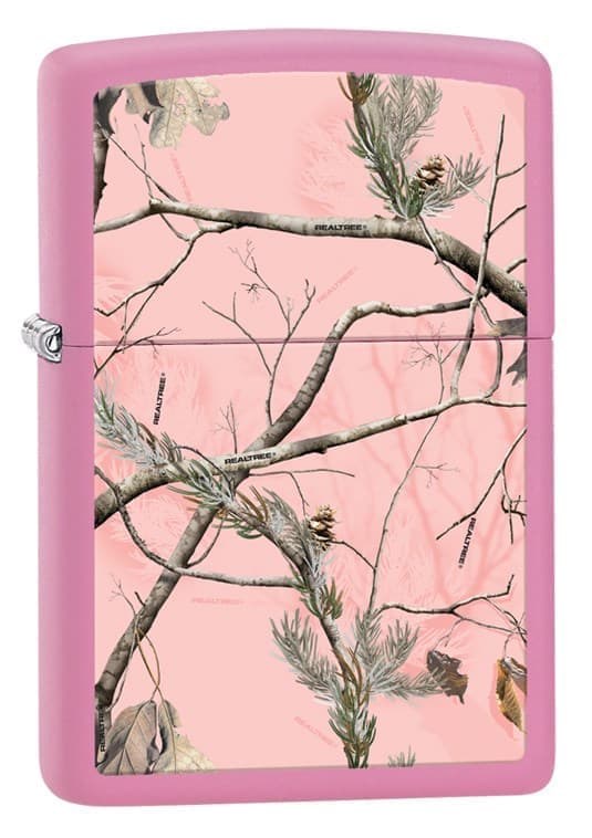 

Zippo Зажигалка ZIPPO REALTREE APC™ с покрытием Pink Matte, латунь/сталь, розовая, матовая