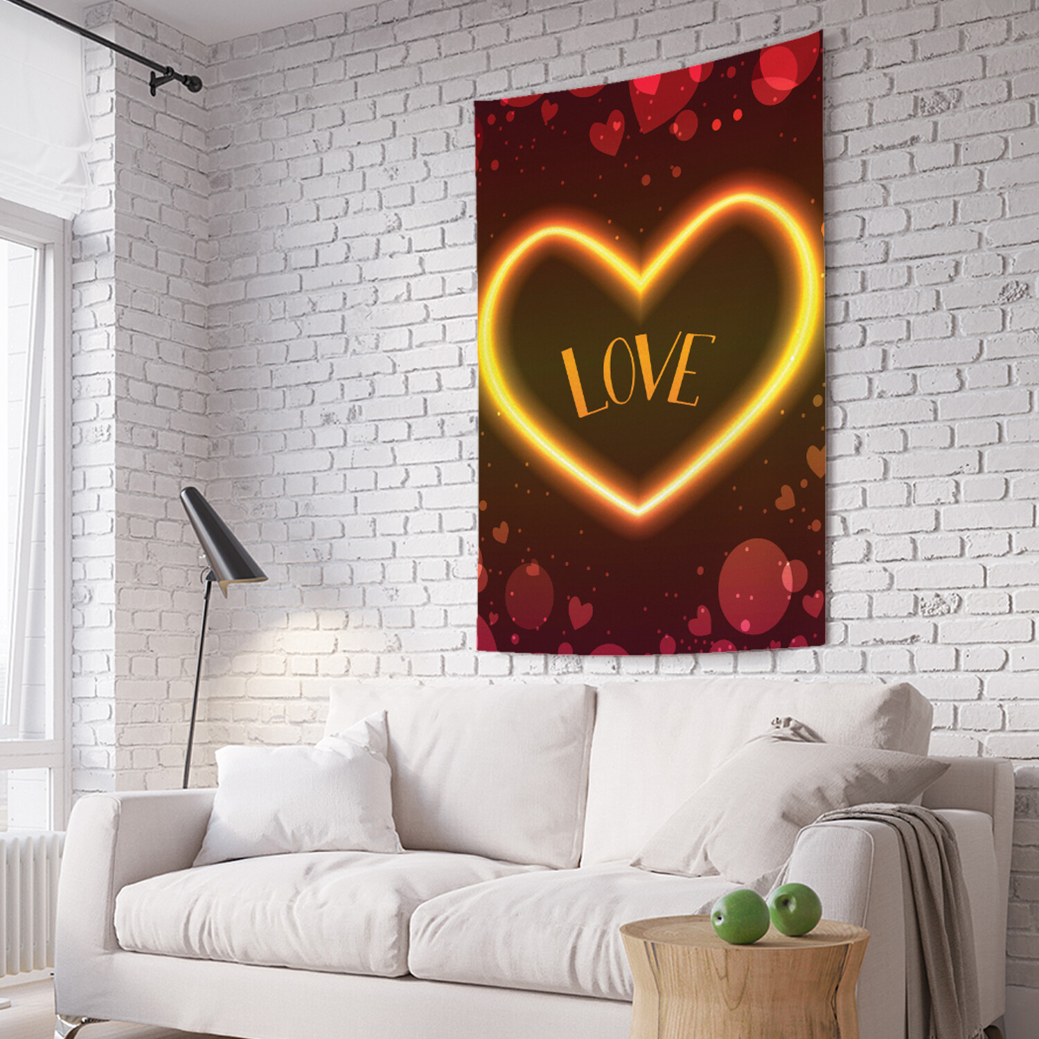 

Вертикальное фотопанно на стену JoyArty Love, из ткани, 150х200 см, Love