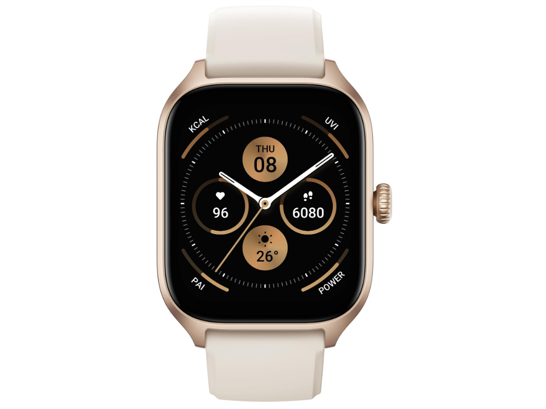 

Смарт-часы Amazfit GTS 4 бежевый, белый (08759), GTS 4