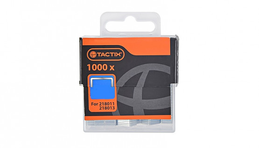 

Скоба TACTIX, 218013, тип 53, 8 мм (1000 шт в упак.), Серебристый, 218103