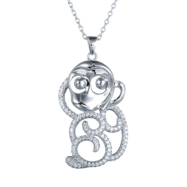 

Колье из серебра 50 см Element47 SN-B0583_001_WG, фианит, SN-B0583_001_WG