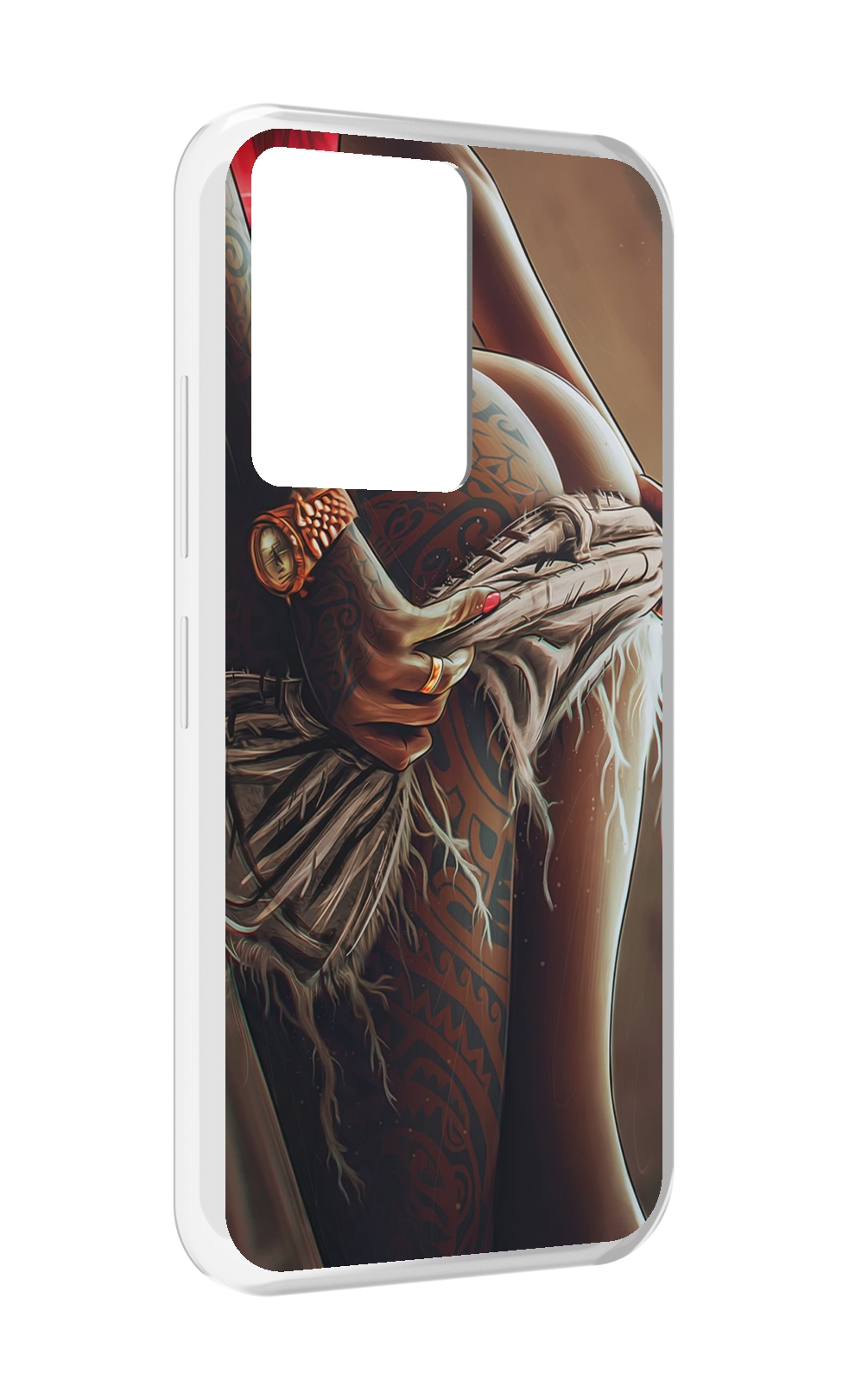 

Чехол MyPads полуголая девушка фотография женский для Infinix Note 12 5G X671, Прозрачный, Tocco