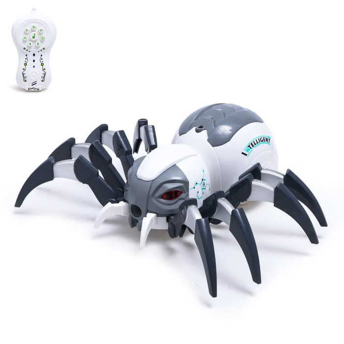 

Паук радиоуправляемый WOOW TOYS Техно, работает от аккумулятора, белый
