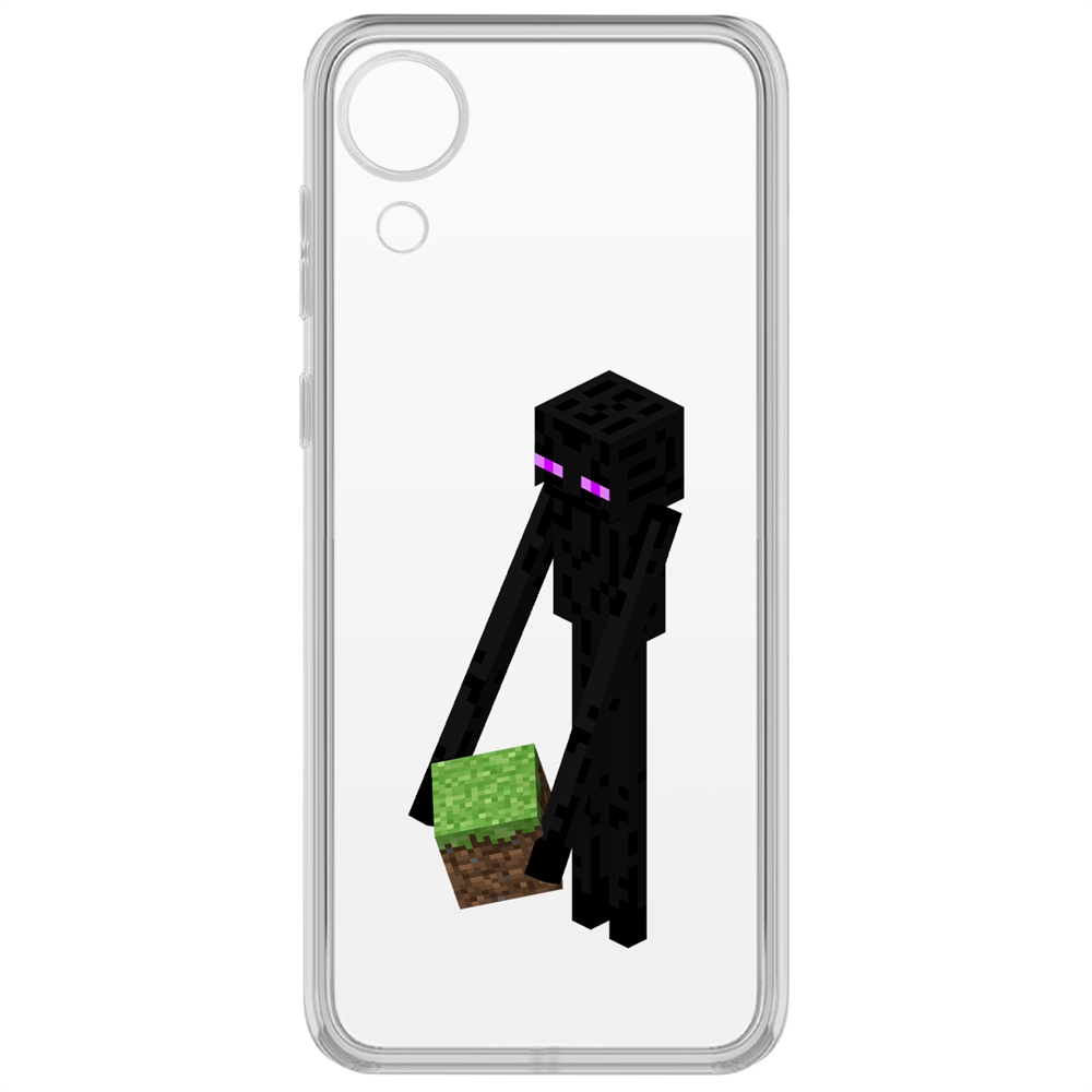 

Чехол-накладка Minecraft-Эндермен для Samsung Galaxy A03 Core (A032), Прозрачный