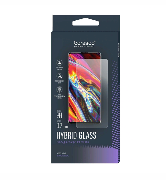 

Защитное стекло BoraSCO Hybrid Glass для Xiaomi Redmi 10С