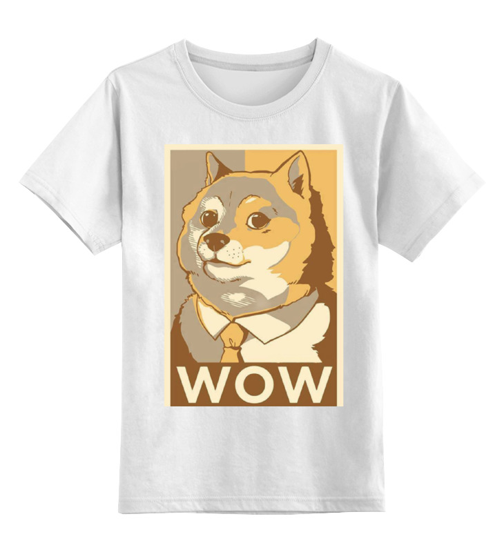 

Детская футболка классическая Printio Such doge, р. 152, Белый, 0000000660488