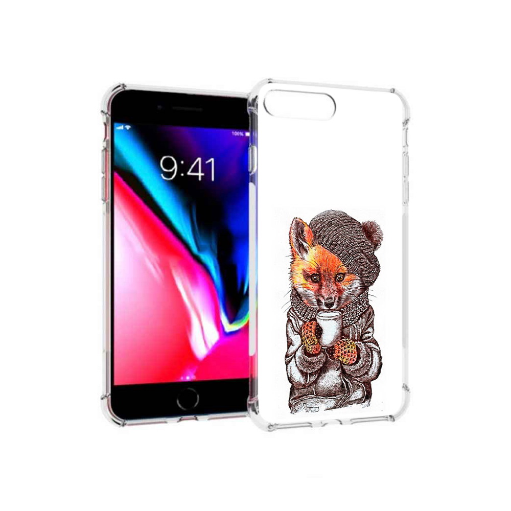 

Чехол MyPads Tocco для Apple iPhone 8 Plus лиса в шапке (PT70866.609.437), Tocco