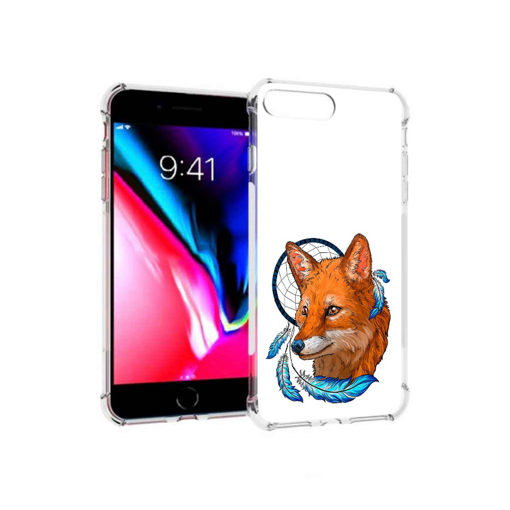 

Чехол MyPads Tocco для Apple iPhone 8 Plus лиса и ловец снов (PT70866.609.438), Прозрачный, Tocco