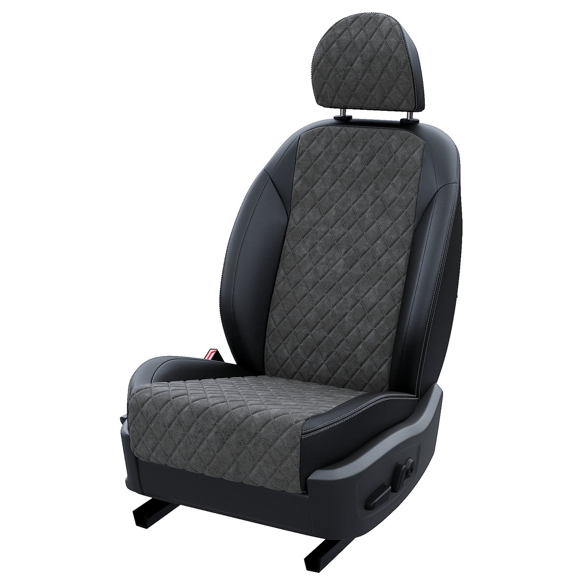 

Чехлы на сиденья АвтоЛето для Hyundai H1 2 LA11262C291 Алькантара ромб Черный Темно-Серый, Серый;черный, LA1126