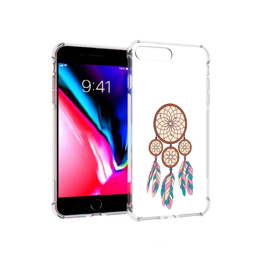 

Чехол MyPads Tocco для Apple iPhone 8 Plus ловец снов бежевый (PT70866.609.442), Прозрачный, Tocco