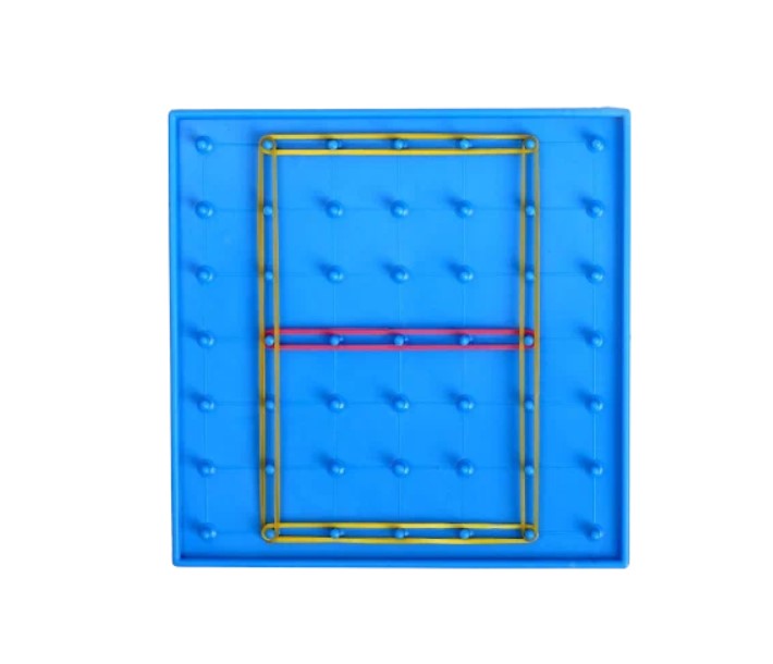 фото Геоборд математический планшет: алфавит и цифры с инструкцией по схемам монтессори iq-zabiaka
