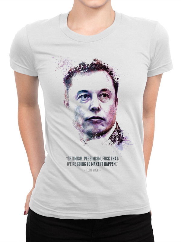 

Футболка женская DreamShirts Studio Илон Маск 190-ilonmusk-1 белая S, Белый, Илон Маск 190-ilonmusk-1