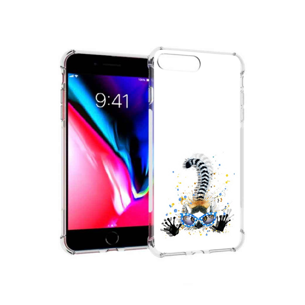 

Чехол MyPads Tocco для Apple iPhone 8 Plus лямур (PT70866.609.454), Прозрачный, Tocco