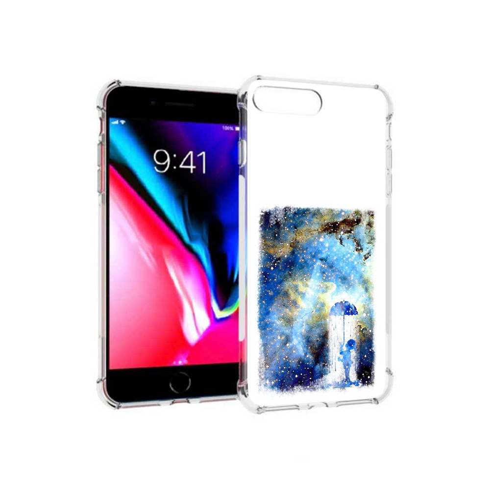 

Чехол MyPads Tocco для Apple iPhone 8 Plus мальчик в небе (PT70866.609.455), Прозрачный, Tocco