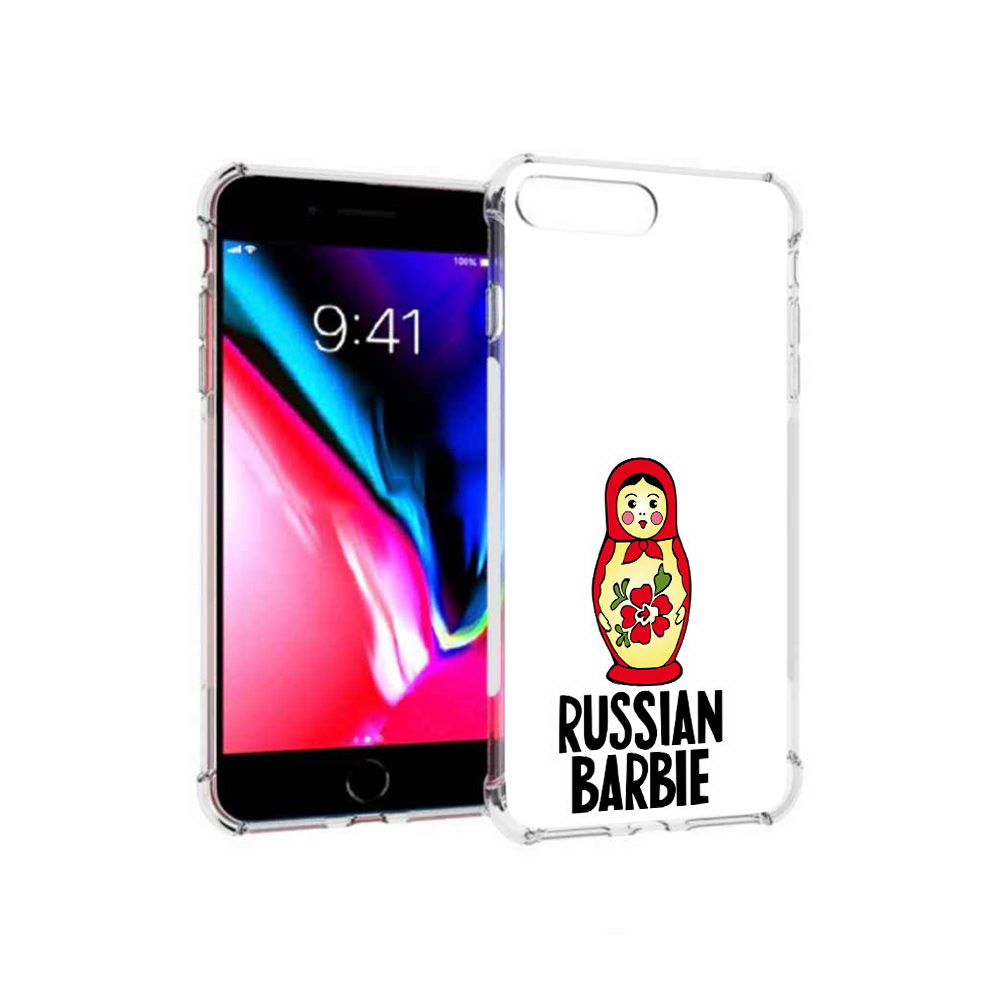 

Чехол MyPads Tocco для Apple iPhone 8 Plus матрешка (PT70866.609.459), Прозрачный, Tocco