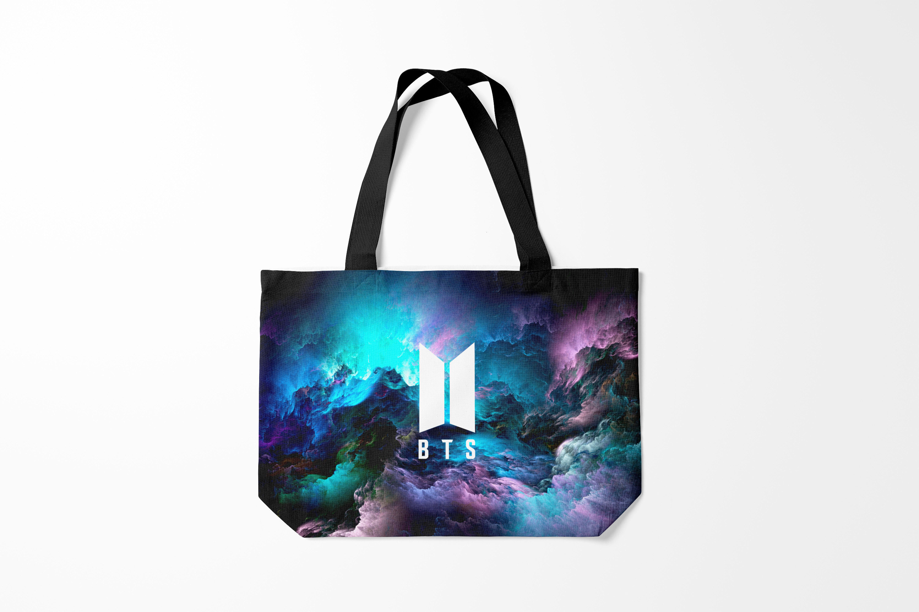 

Сумка шoппер унисекс Burnettie BTS БТС Z, черный, BTS БТС Z