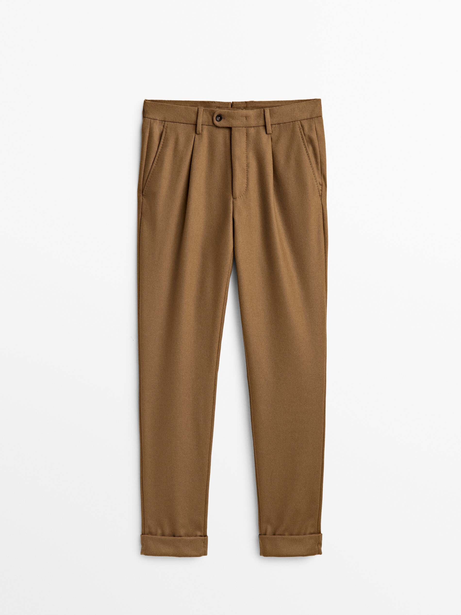 

Брюки мужские Massimo Dutti 00028800743 бежевые 44, 00028800743