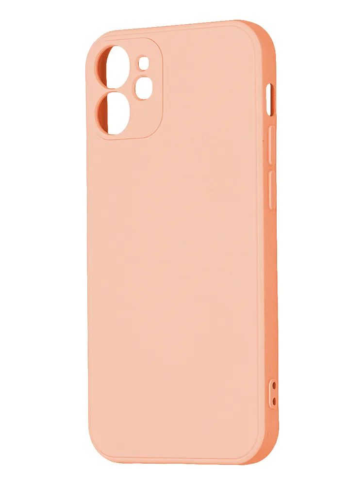 

Чехол клип-кейс PERO LIQUID SILICONE для Apple iPhone 13 mini светло-розовый