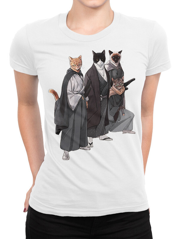 

Футболка женская DreamShirts Studio Коты Самураи 199-samuraicats-1 белая 2XL, Белый, Коты Самураи 199-samuraicats-1