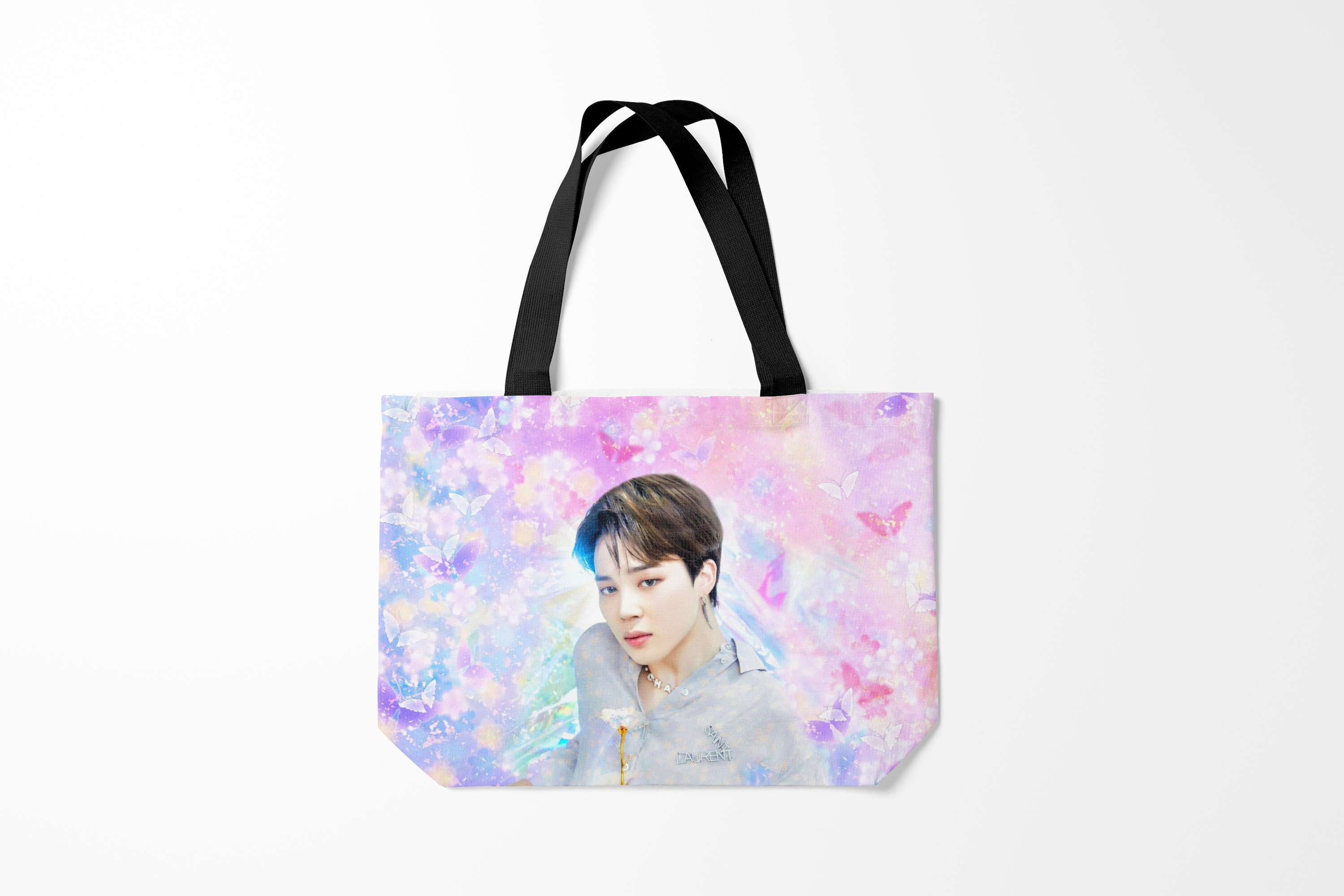 

Сумка шoппер унисекс Burnettie BTS БТС 2020 Season Greeting Чимин, розовый, BTS БТС 2020 Season Greeting Чимин