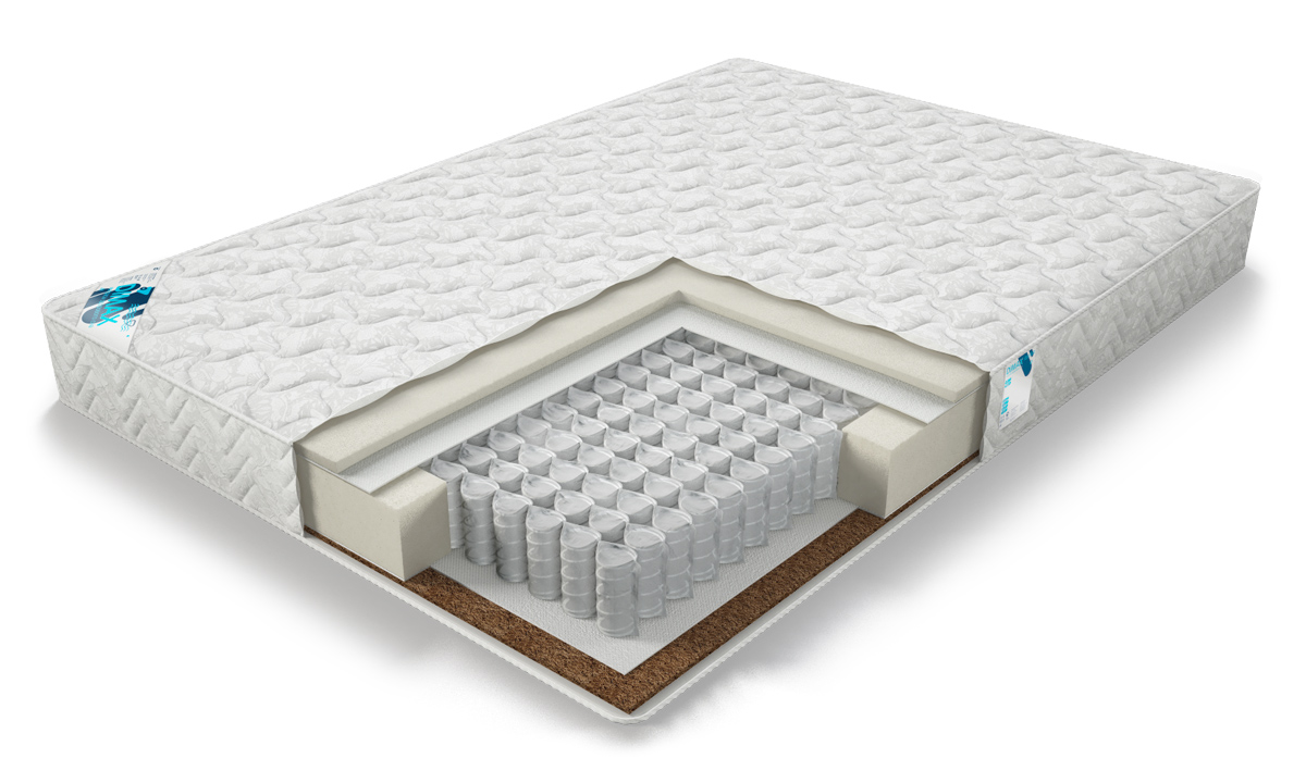 

Матрас ортопедический пружинный DIMAX Практик Базис Хард 500 135х195, Практик Базис Хард 500