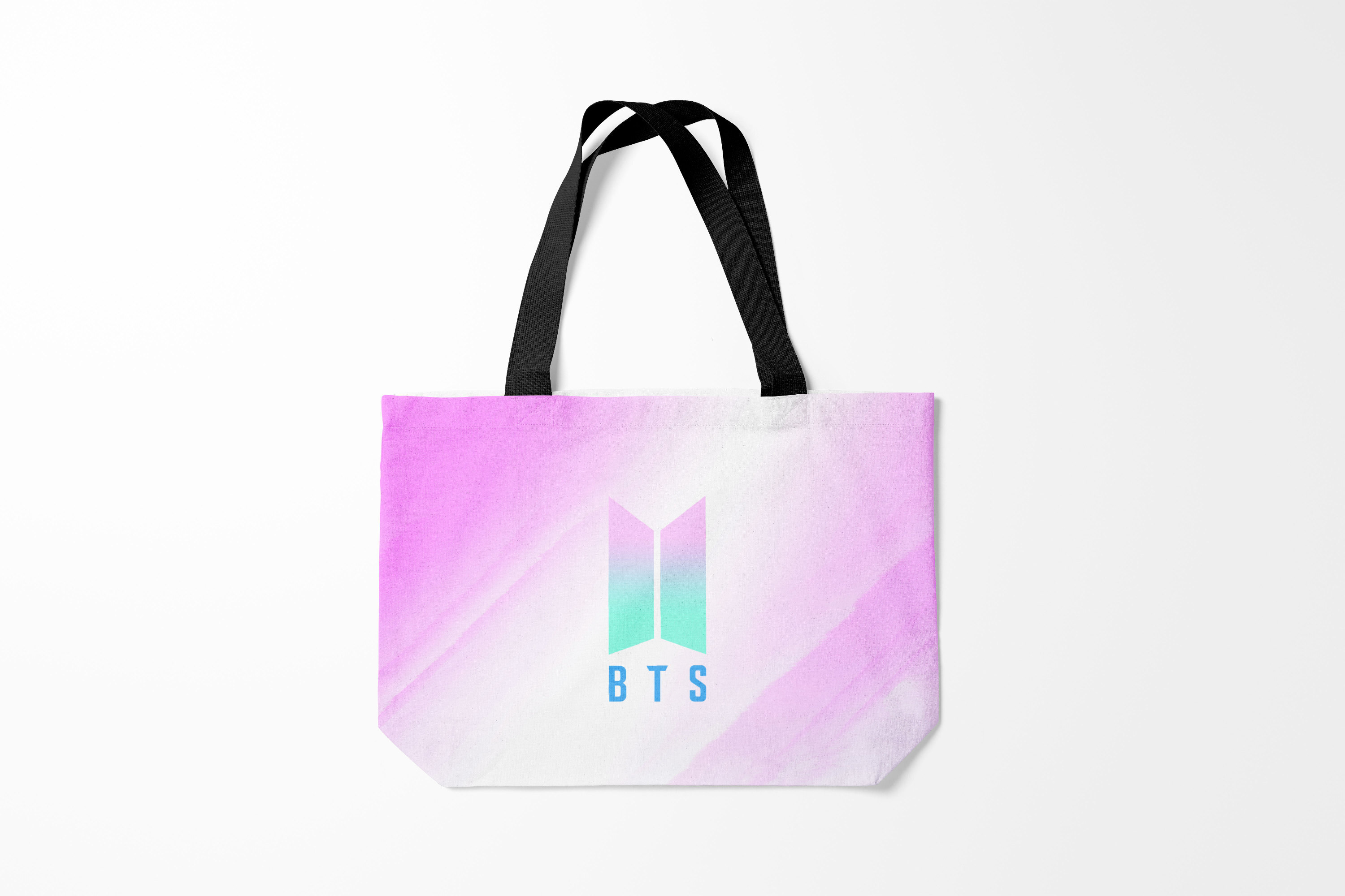 

Сумка шoппер унисекс Burnettie BTS БТС, черный, BTS БТС