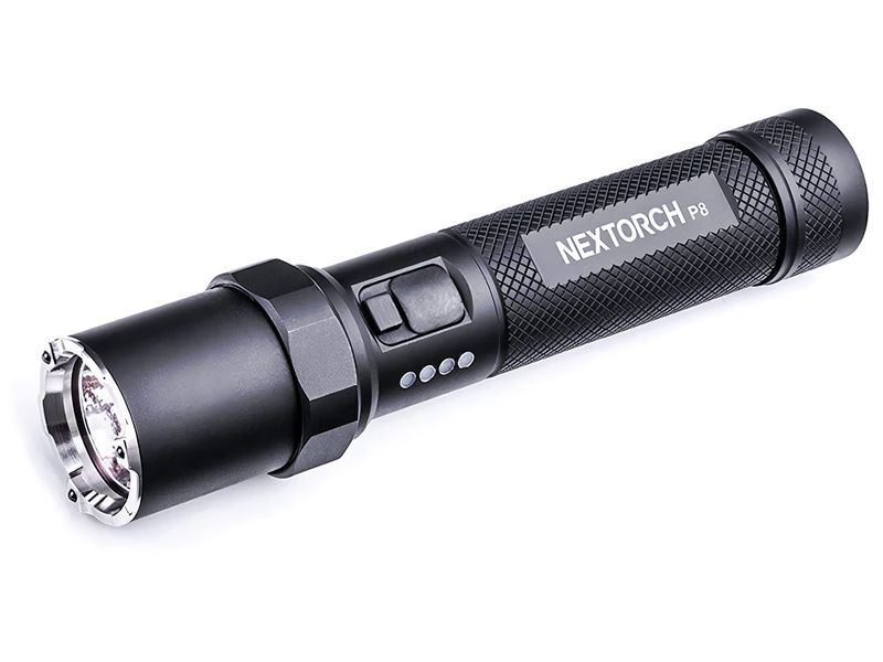 

Тактический фонарь Nextorch P8 High Output Compact Duty, 1300 lm, 4 режима, Черный