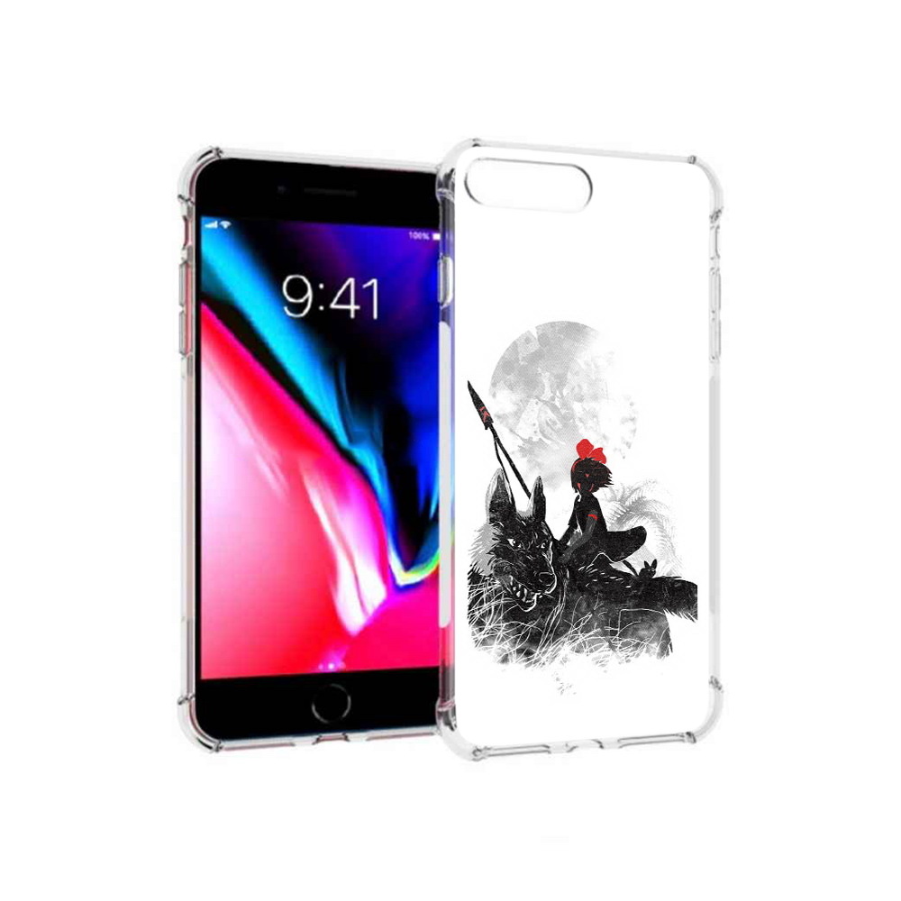 

Чехол MyPads Tocco для Apple iPhone 8 Plus мононоке (PT70866.609.481), Прозрачный, Tocco
