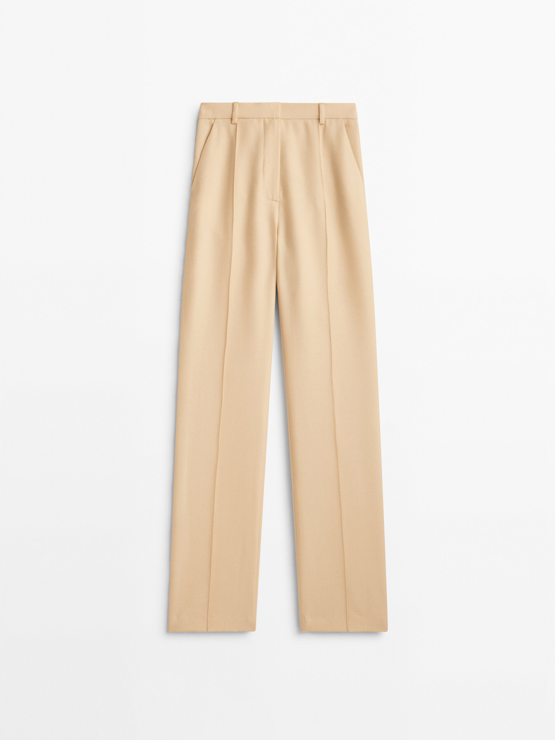 

Брюки женские Massimo Dutti 05014978323 желтые 42, 05014978323