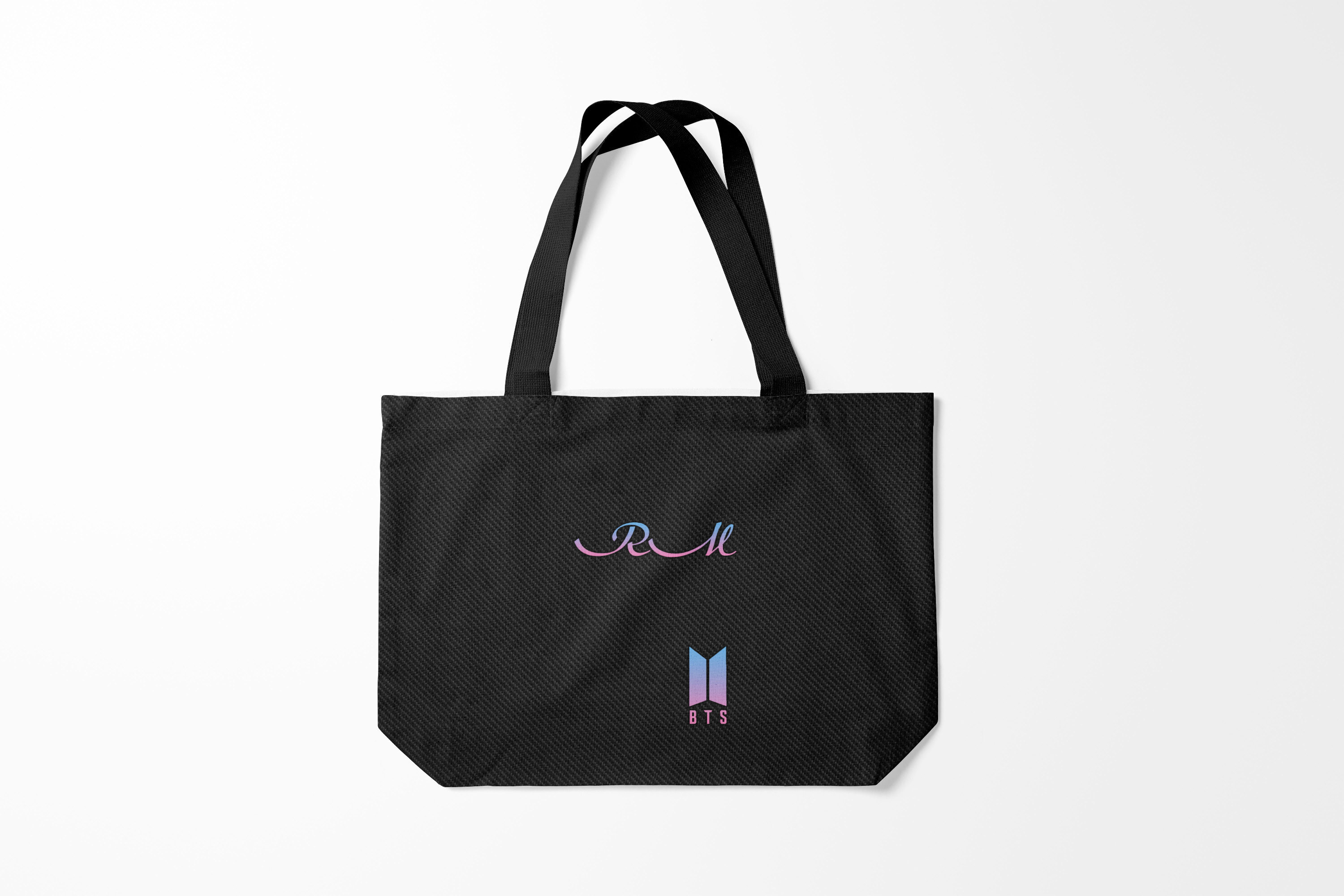 

Сумка шoппер унисекс Burnettie BTS RM, черный, BTS RM