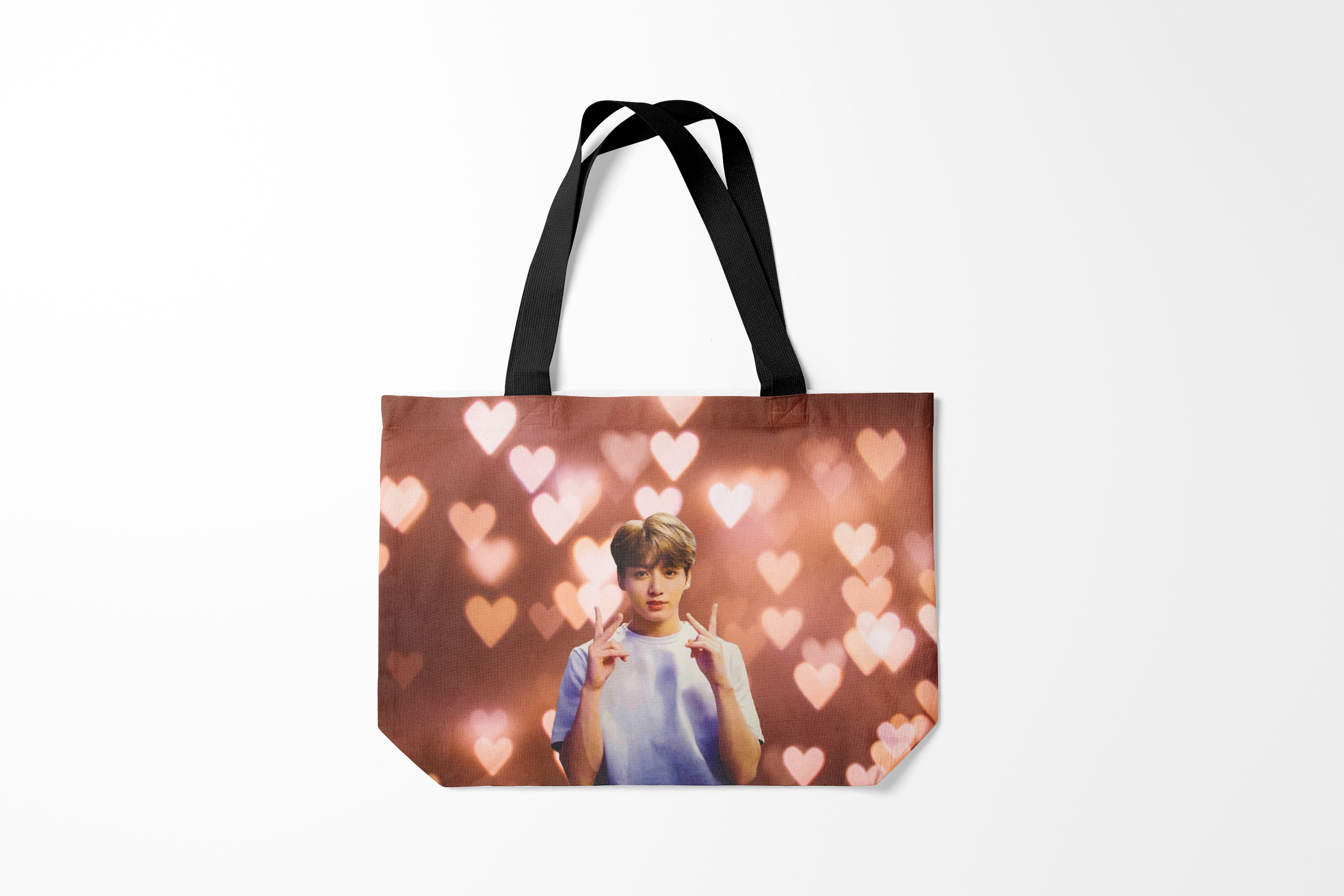 

Сумка шoппер унисекс Burnettie BTS JUNGKOOK, красный, BTS JUNGKOOK