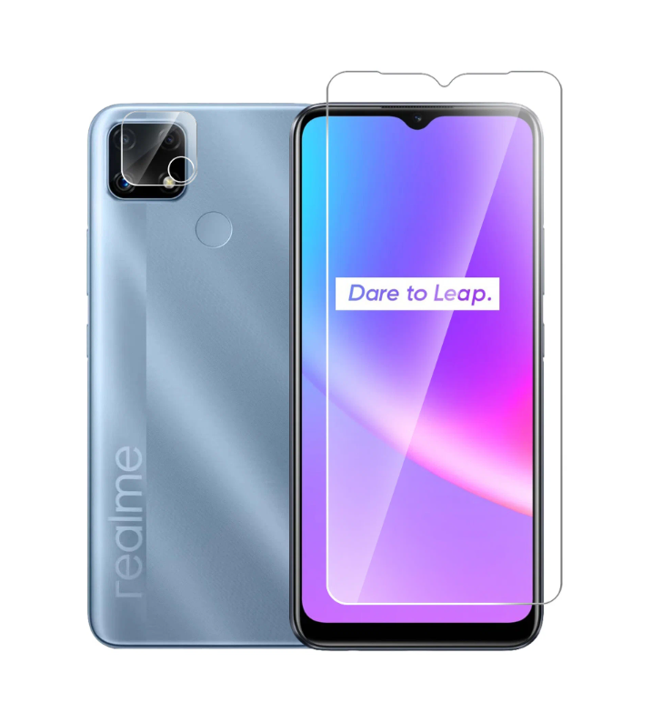 

Защитное стекло (Экран+Камера) BoraSCO Hybrid Glass для Realme С25S