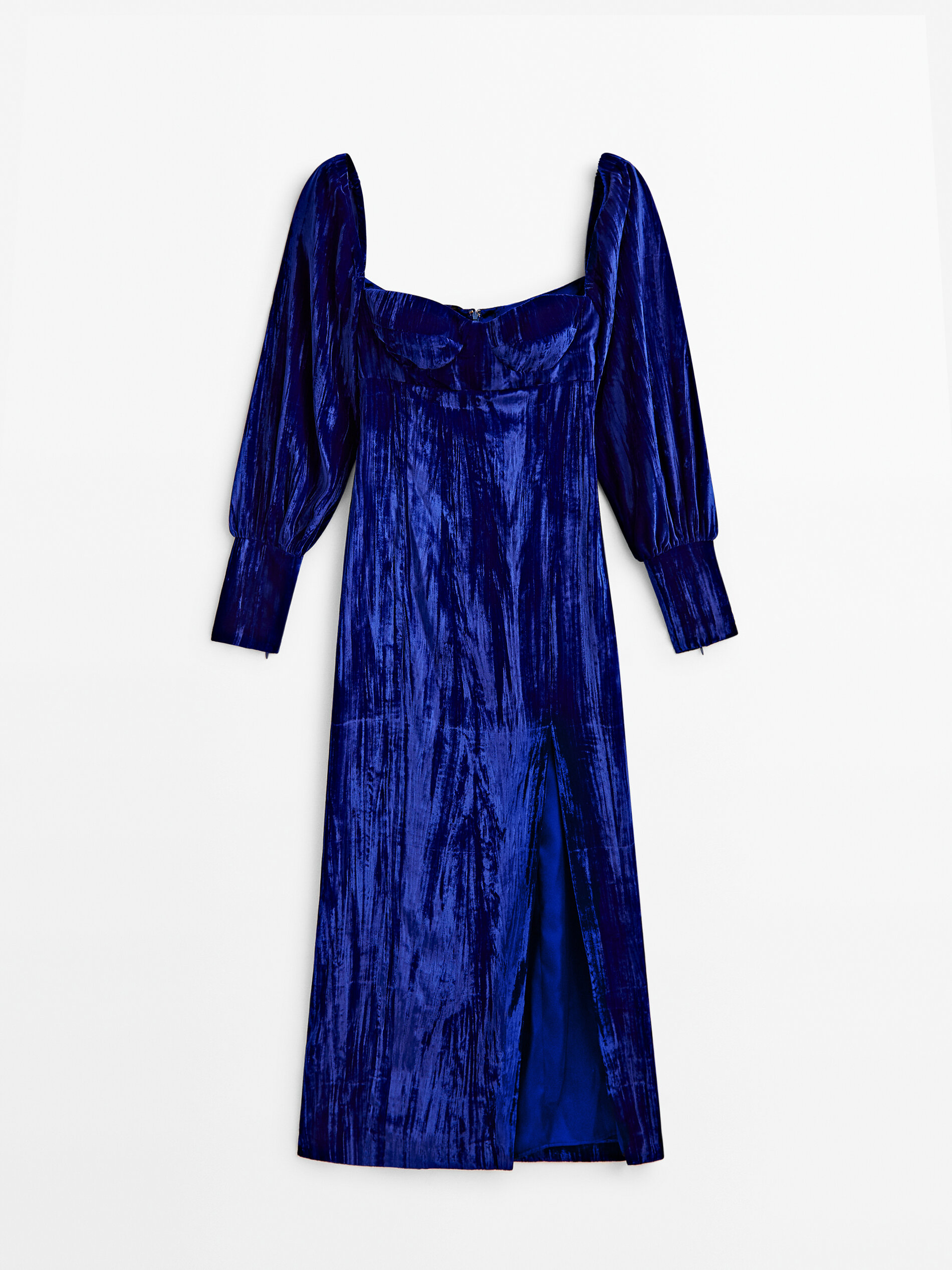 

Платье женское Massimo Dutti 09255954420 голубое XS, 09255954420