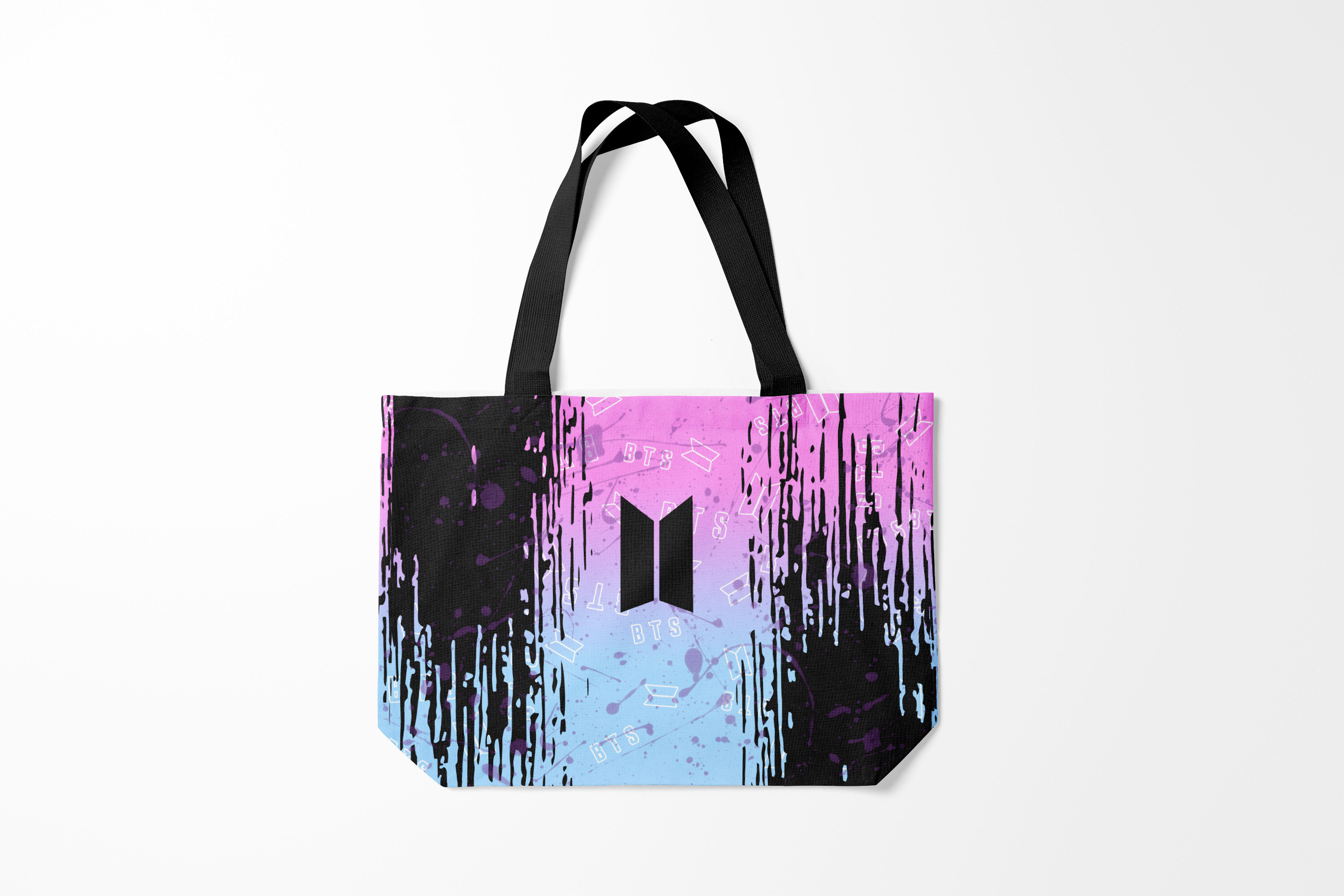 

Сумка шoппер унисекс Burnettie BTS BTS., черный, BTS BTS.