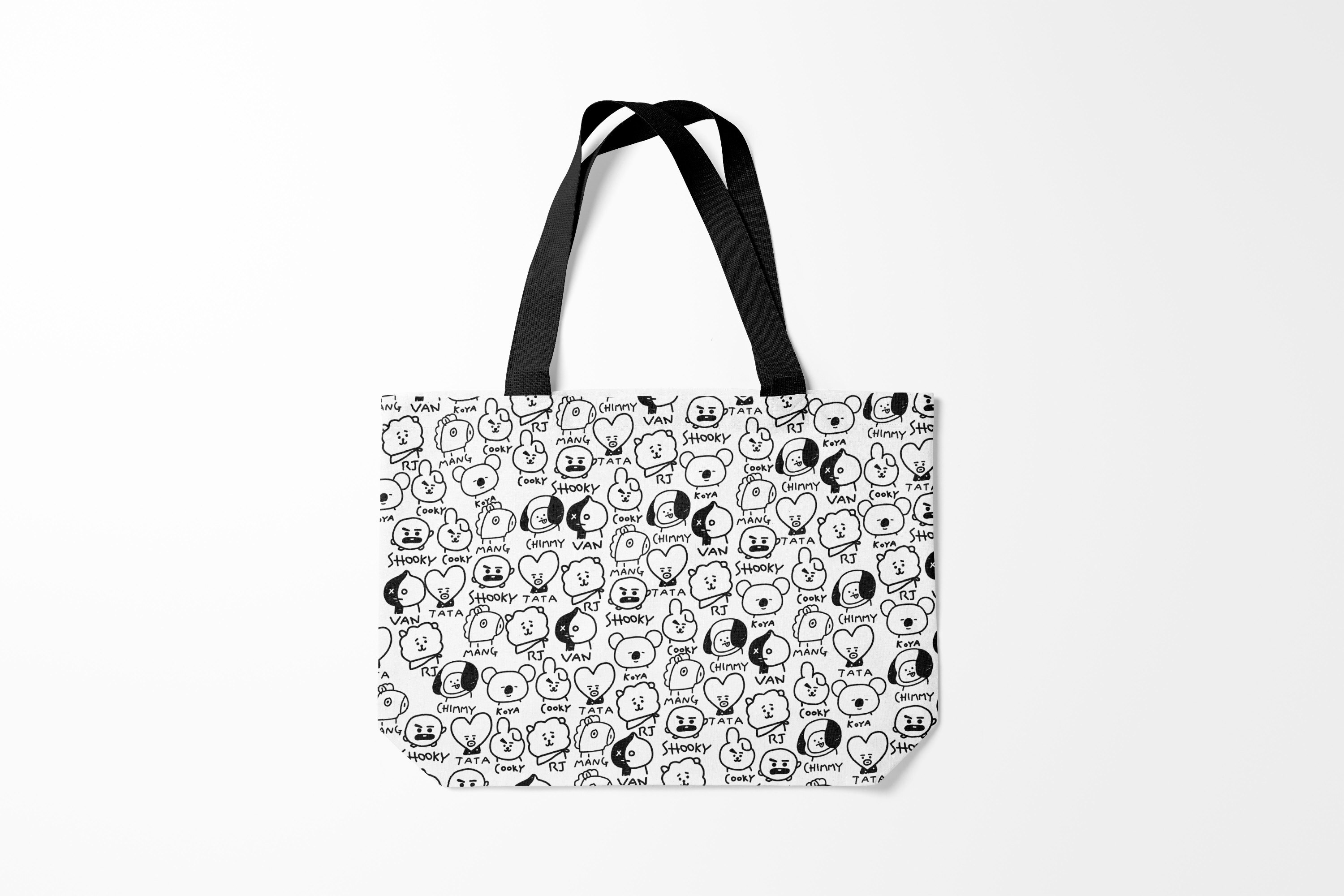 

Сумка шoппер унисекс Burnettie BTS BT21, белый, BTS BT21