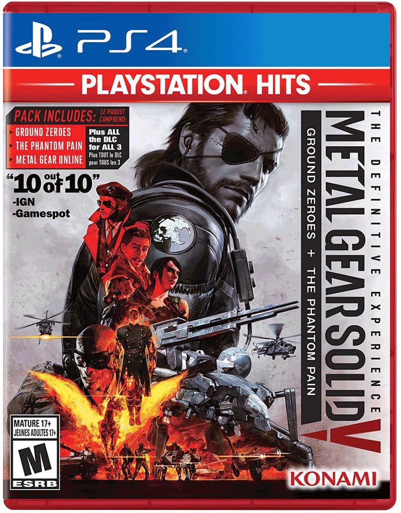 Игра Metal Gear Solid V: The Definitive Experience (PlayStation 4, русские субтитры)