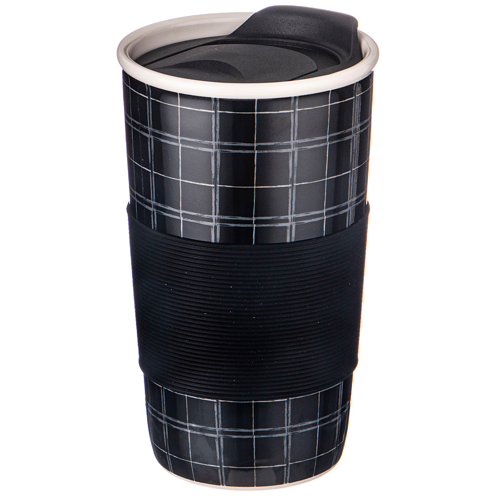 

Кружка Lefard кофемания с крышкой 450мл