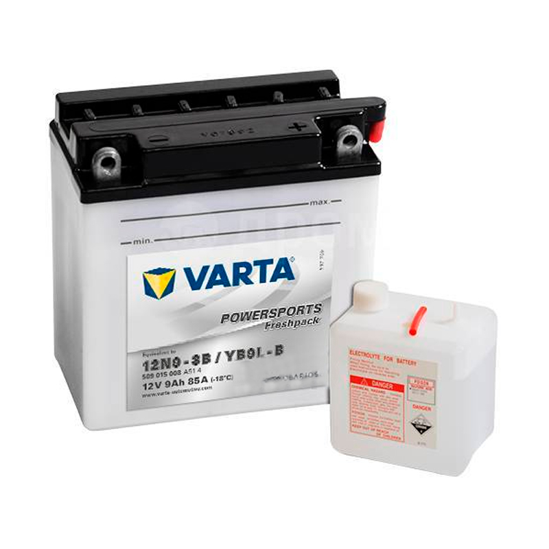 

VARTA 509014009_аккумуляторная батарея! рус 9Ah 85A 136/76/134 B9-B moto\