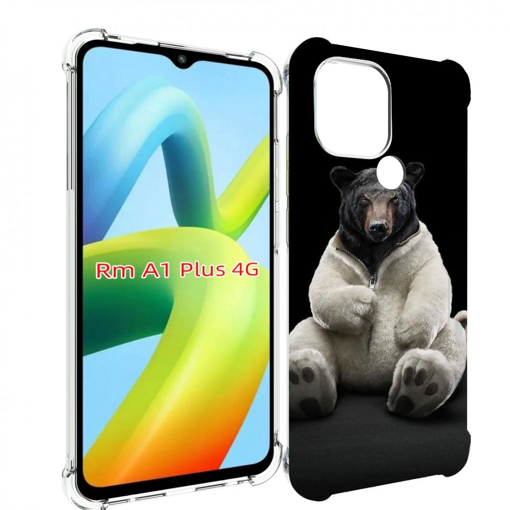 

Чехол MyPads Медведь-бурый-белый для Xiaomi Redmi A1 Plus +, Прозрачный, Tocco