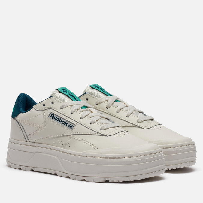 фото Кроссовки женские reebok club c double geo бежевые 40 eu